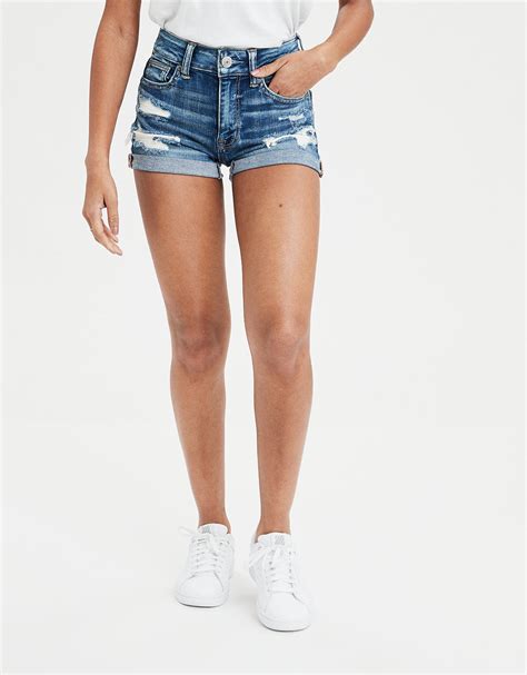 american eagle denim shorts women